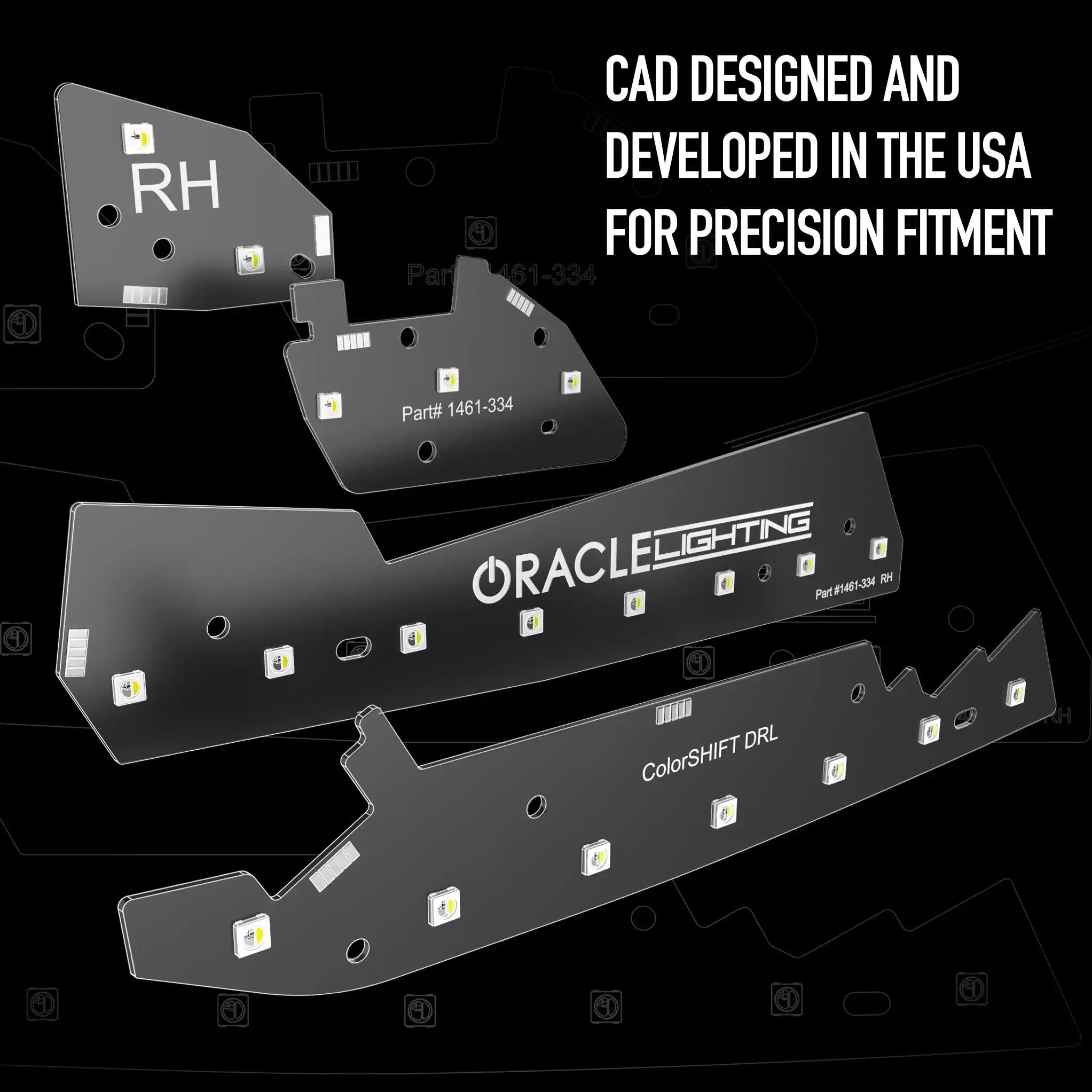 ORACLE Lighting 2018-2021 Toyota Tundra Dynamic ColorSHIFT® Headlight DRL Upgrade Kit | Part# 1461-332