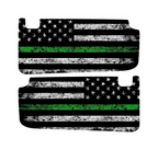 Freedom Series Sun Visor Overlays (Printed Series) - 2024+ Ranger Raptor (with Homelink)