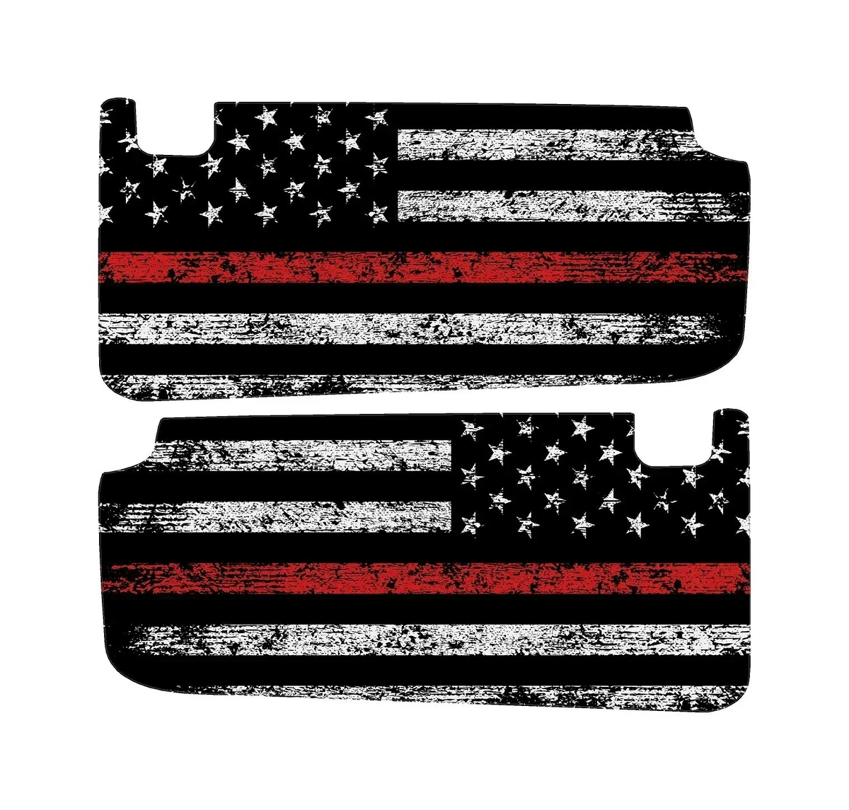 Freedom Series Sun Visor Overlays - 2018+ Wrangler JL / Gladiator JT