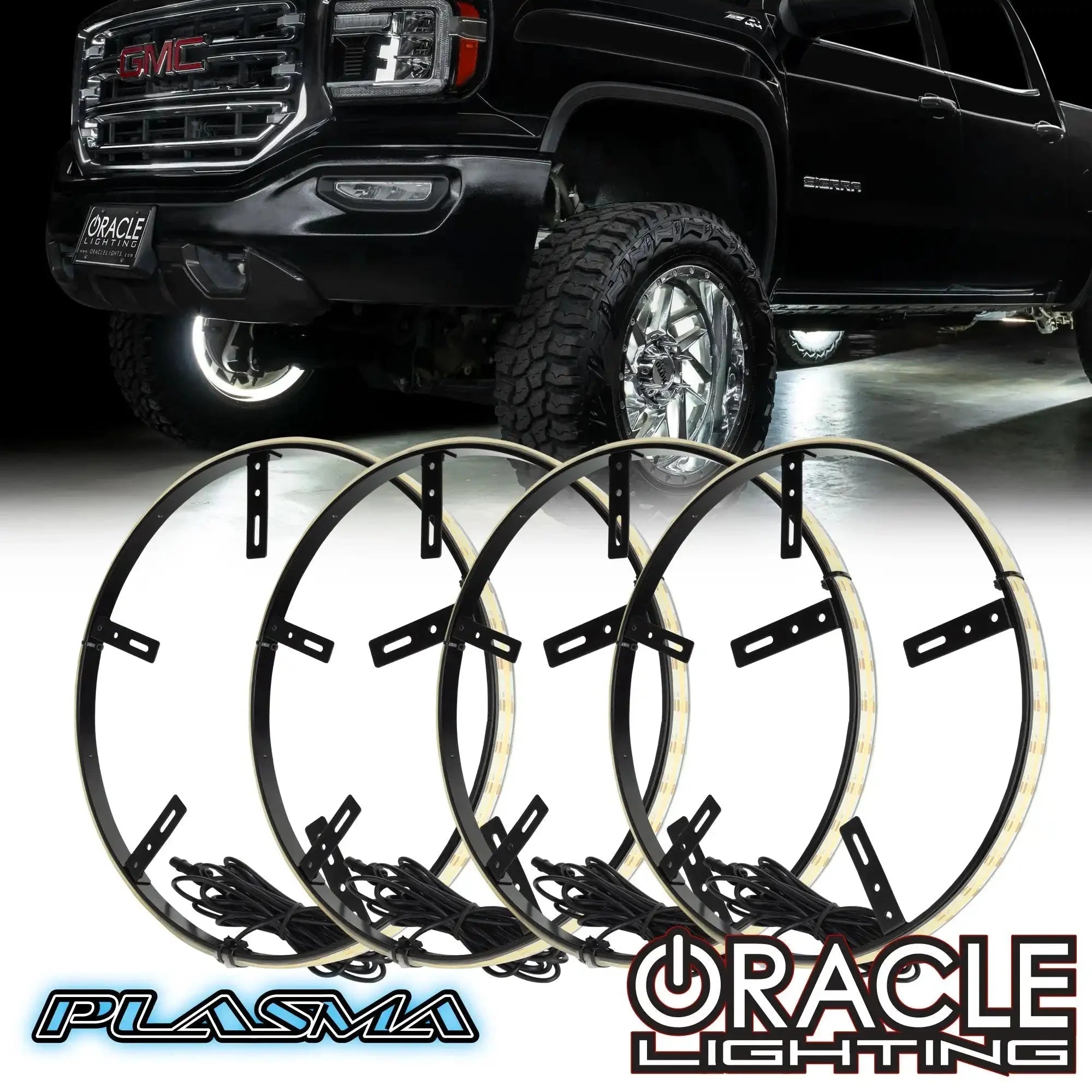 ORACLE Lighting LED Illuminated Wheel Rings - 16.5" PLASMA™