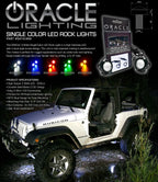 ORACLE Single Color Underbody Rock Light Kit - 2 Piece