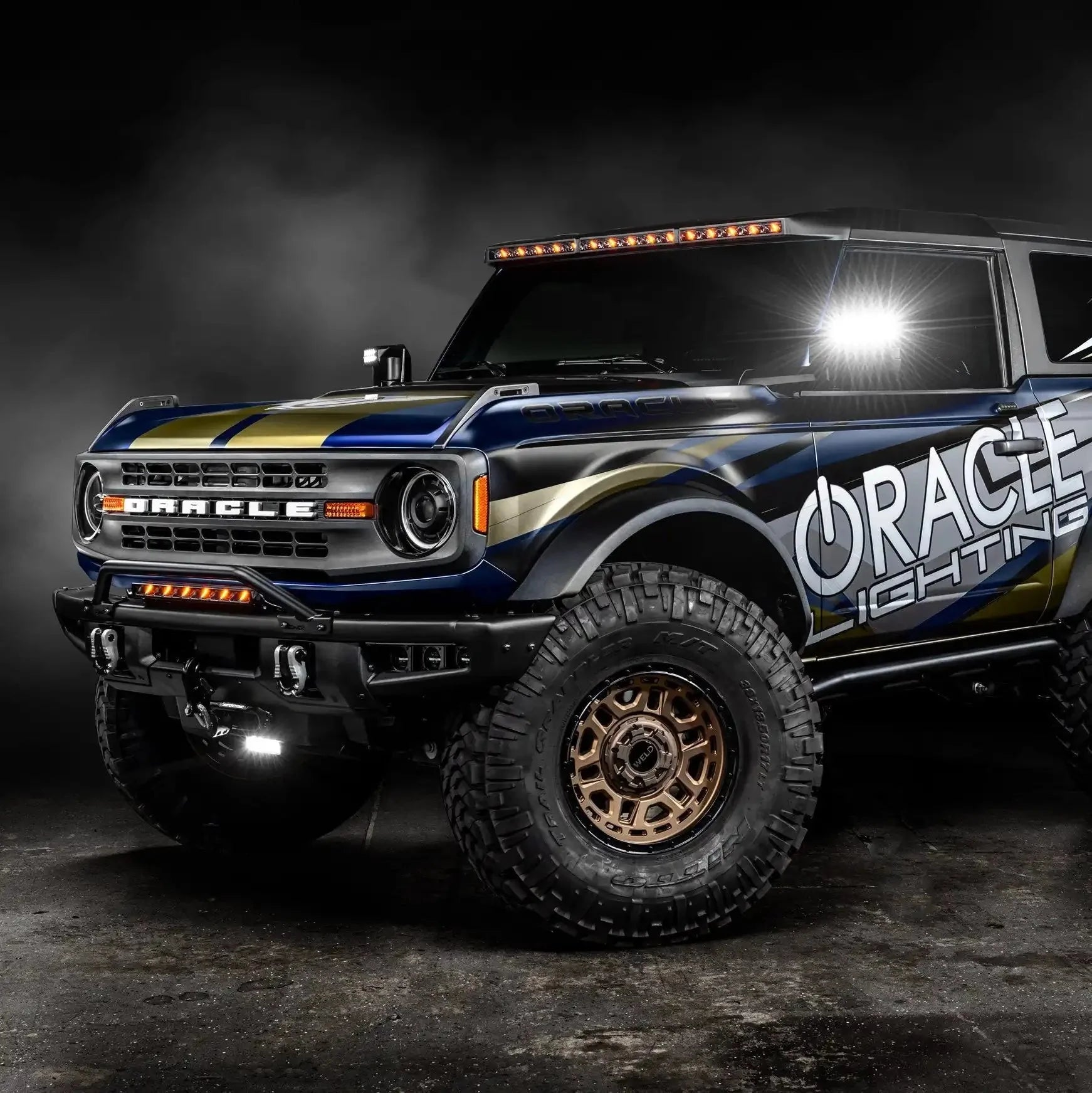 Ford Bronco Integrated Roof LED Light Bar | ORACLE 18,000 Lumens 240W