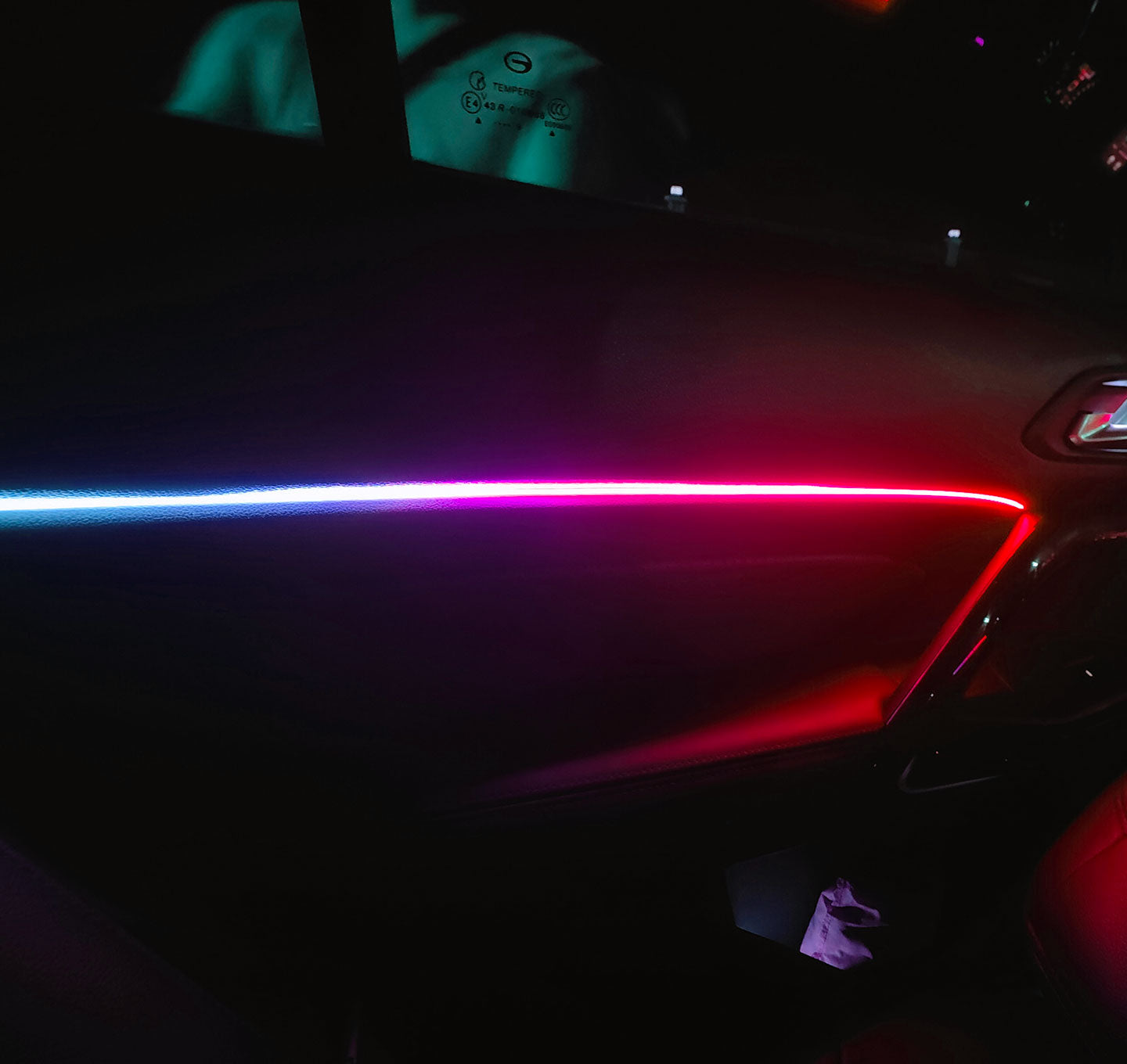 Dynamic ColorSHIFT 18-Piece Universal LED Interior Kit - Bluetooth Multi-Zone Lighting