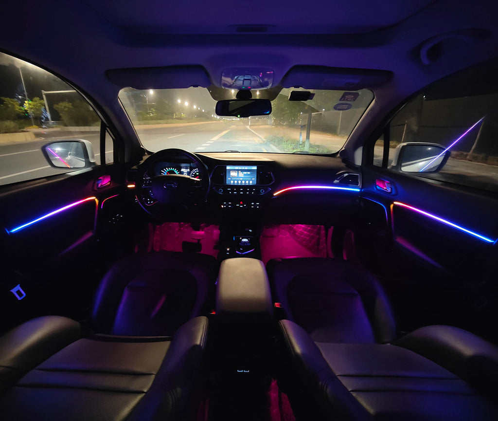 Dynamic ColorSHIFT 18-Piece Universal LED Interior Kit - Bluetooth Multi-Zone Lighting