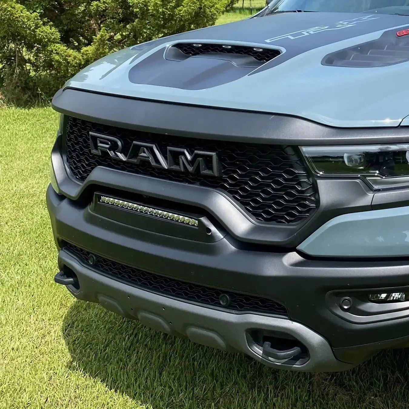 2019-2026 RAM Rebel/TRX/RHO Front Bumper Flush LED Light Bar | 100W 12,000 Lumens
