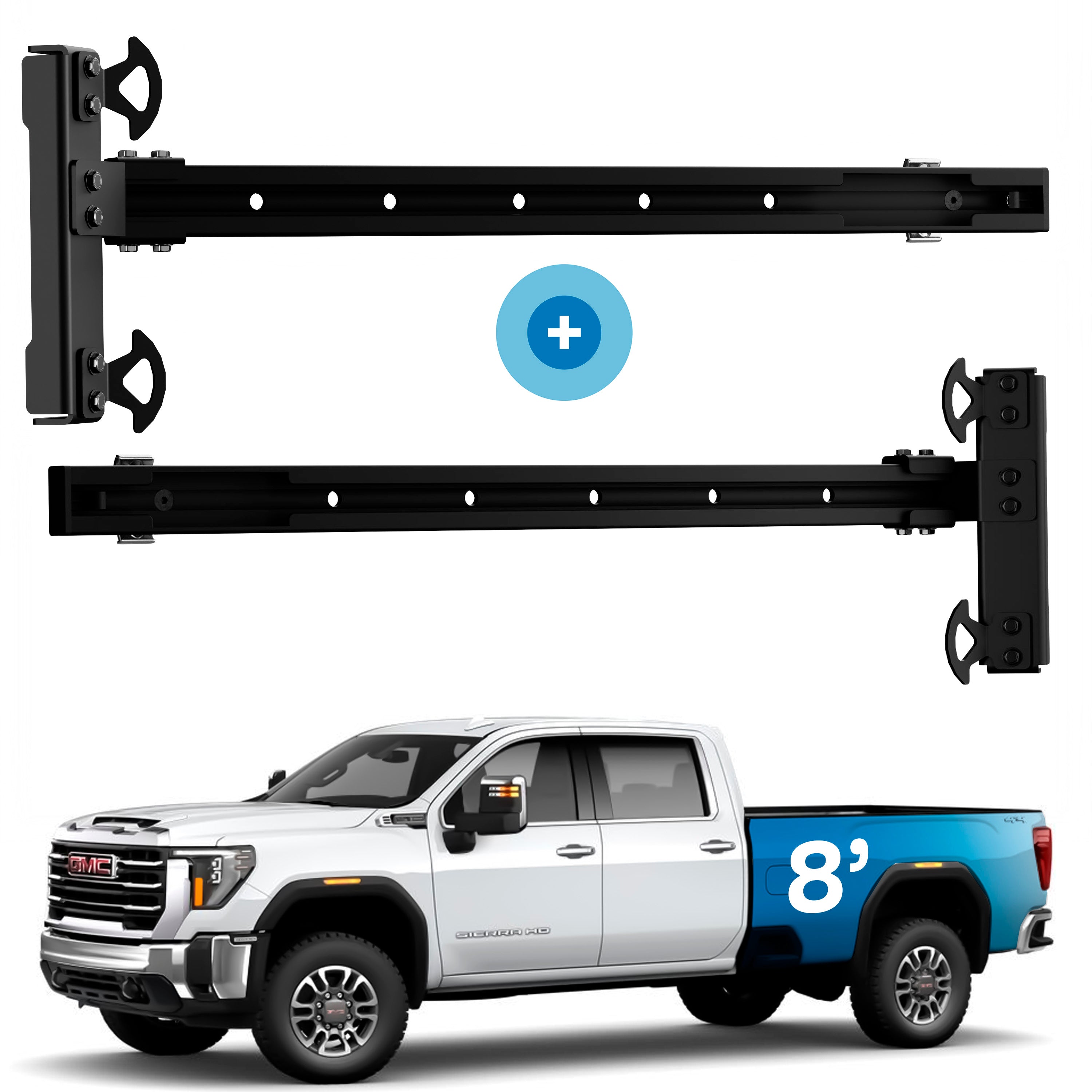 Integral Rail Kit + Panel Kits - GM HD 2020+ (8' Long Bed Only)