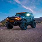 2021-2026 Ford Bronco Triple LED Fog Light Kit - Steel Modular Bumper | 90W