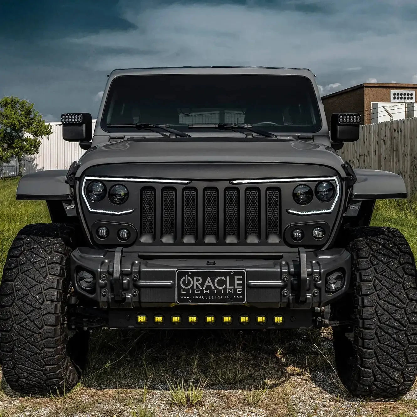ORACLE Lighting Skid Plate with Integrated LED Emitters for Jeep Wrangler JL and Gladiator JT