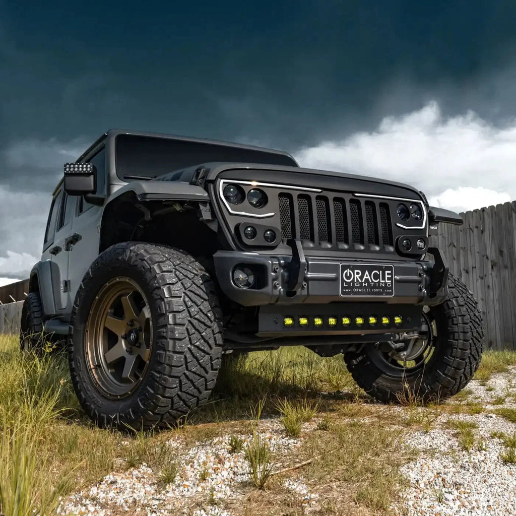 ORACLE Lighting VECTOR™ Pro Series II Full LED Grill for the Jeep Wrangler JL / Gladiator JT