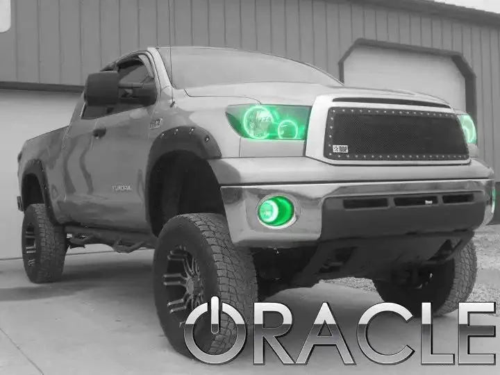ORACLE Lighting 2007-2013 Toyota Tundra Pre-Assembled Halo Headlights - Black Housing