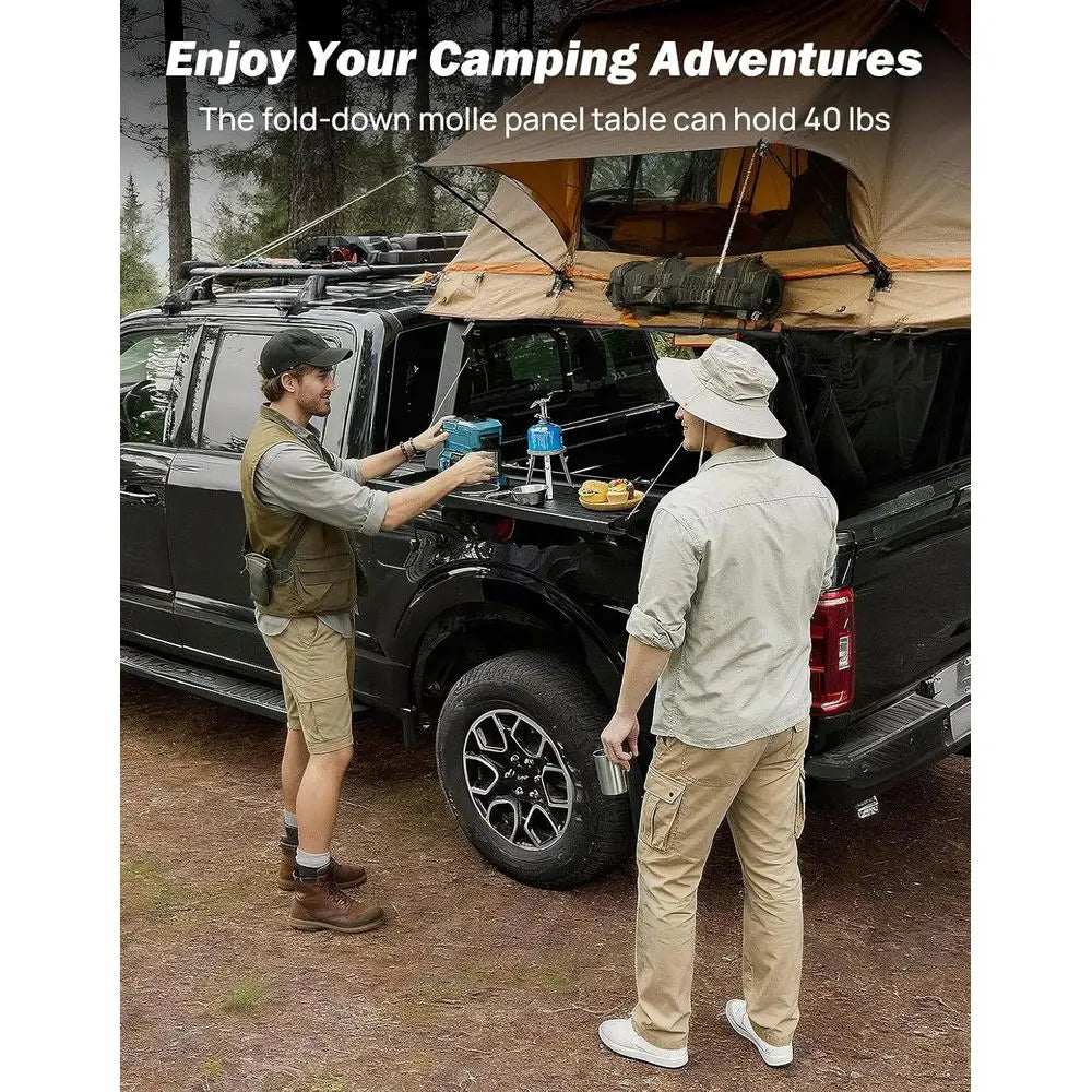 Full Size Truck Bed Rack Overland Rack Compatible with F150 F250 F350 Silverado Sierra Ram Tundra, 24.6" High Truck Rack