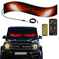 Truckin' Devil's Eye LED Billboard: Your Car's New Fancy Light Show with Customizable Sassy Text! Now with Bluetooth Bleep-Bloop!