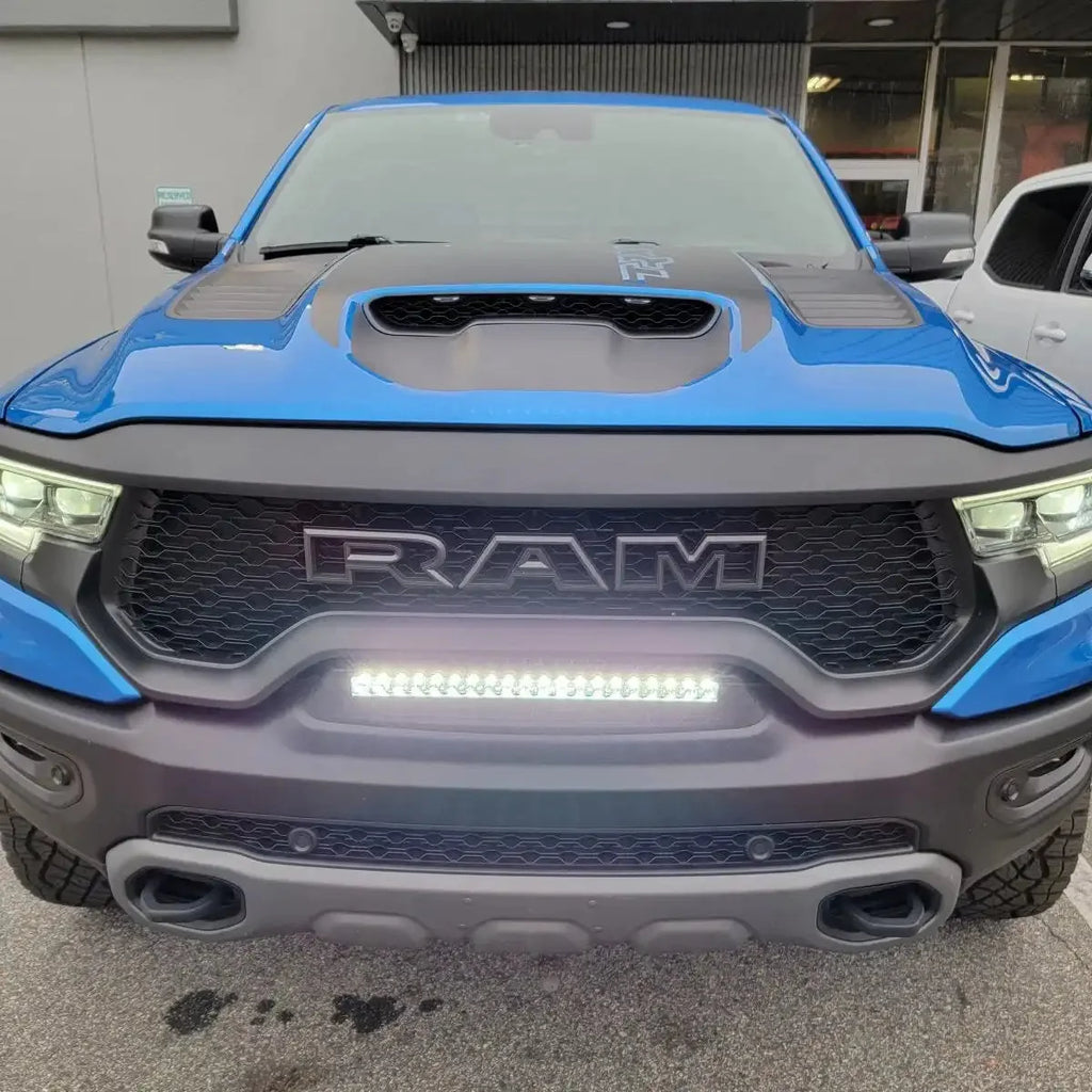 2019-2026 RAM Rebel/TRX/RHO Front Bumper Flush LED Light Bar | 100W 12,000 Lumens