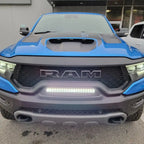 2019-2026 RAM Rebel/TRX/RHO Front Bumper Flush LED Light Bar | 100W 12,000 Lumens