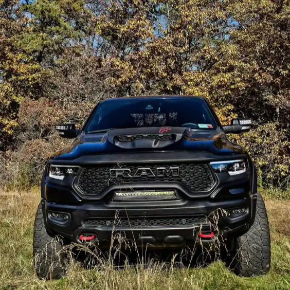 2019-2026 RAM Rebel/TRX/RHO Front Bumper Flush LED Light Bar | 100W 12,000 Lumens