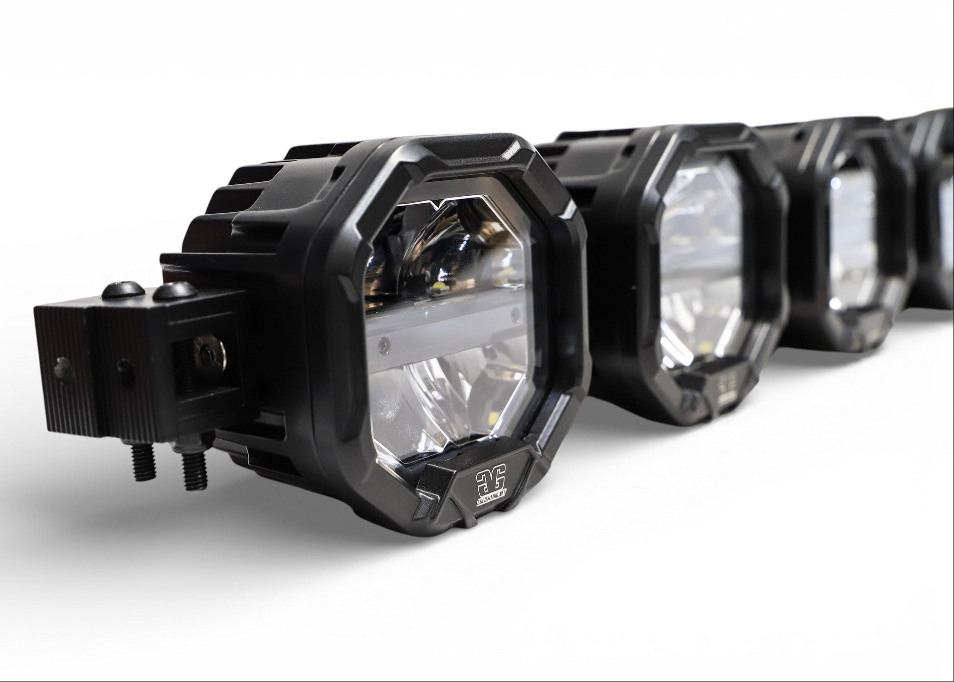 2 Light U-Con Interlocking Off Road LED Pod With Amber or White DRL Running Light