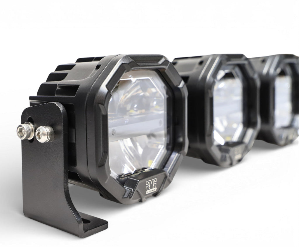 4 Light U-Con Interlocking Off Road LED Pod With Amber or White DRL Running Light