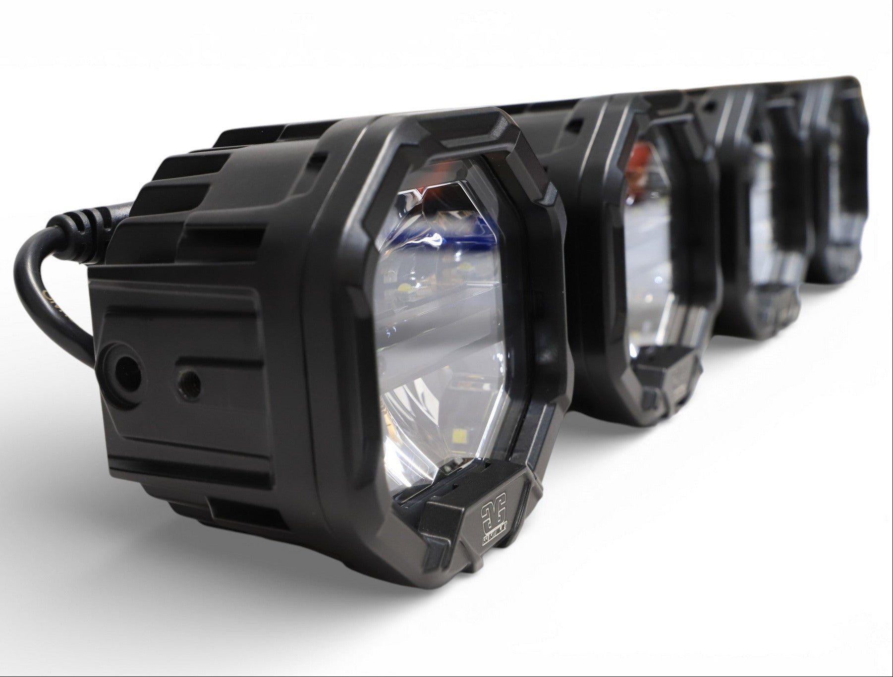 4 Light U-Con Interlocking Off Road LED Pod With Amber or White DRL Running Light