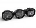 3 Light U-Con Interlocking Off Road LED Pod With Amber or White DRL Running Light