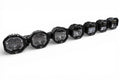 7 Light U-Con Interlocking Off Road LED Pod With Amber or White DRL Running Light