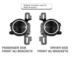 ORACLE Lighting LED Fog Light Adapter Brackets for Steel Bumper Wrangler