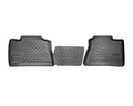 Westin 14-18 Chevrolet Silverado 1500/2500/3500 Double Cab Profile Floor Liners Front Row - Black