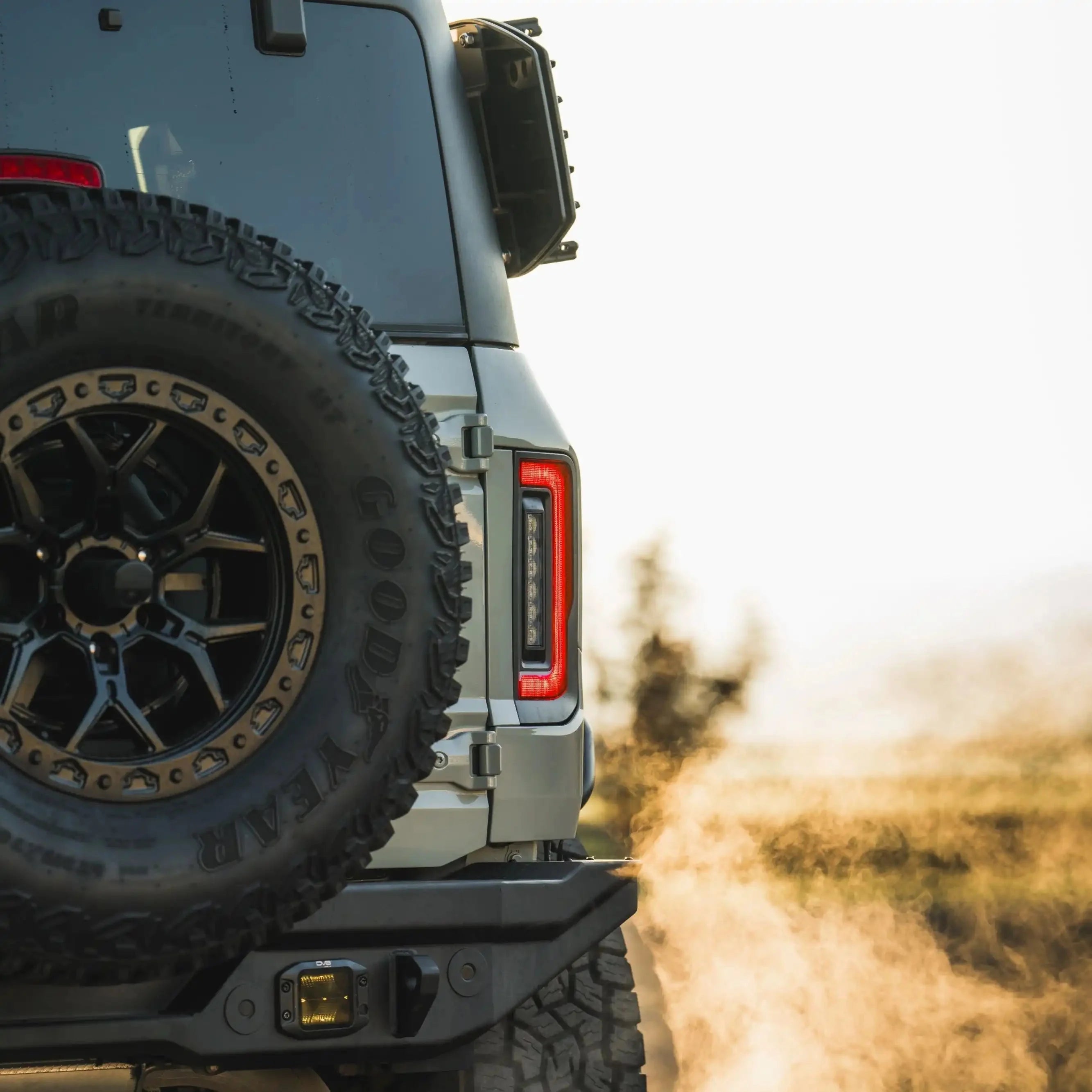 V2 | 2021-2025 Ford Bronco Flush Mount LED Tail Lights - Low Profile | 1,400 Lumens
