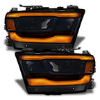 ORACLE Lighting 2019-2024 Dodge RAM 1500 ColorSHIFT RGB+W Headlight DRL Upgrade Kit - Reflector LED Headlights