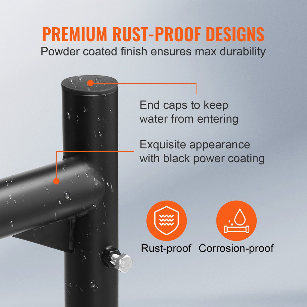 VEVOR Truck Rack, 46-71 Inch Extendable Truck Ladder Rack