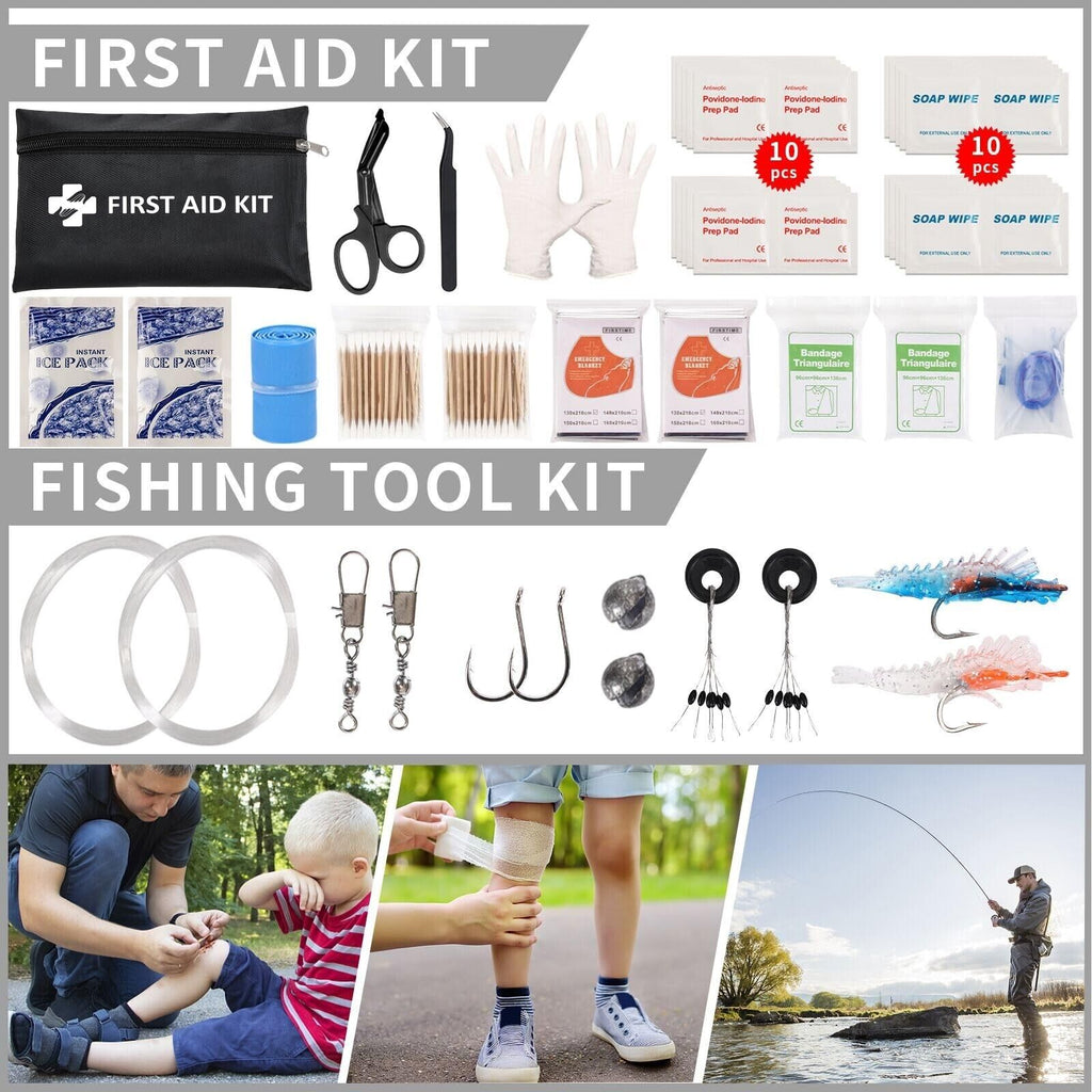 Survival Kit - 142 pcs, Professional Survival Equipment with Molle Pouch