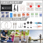 Survival Kit - 142 pcs, Professional Survival Equipment with Molle Pouch