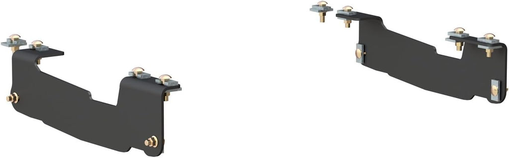 5Th Wheel Installation Brackets,  Ford F-150, except 5.5-Foot Bed, CARBIDE BLACK POWDER COAT 16441