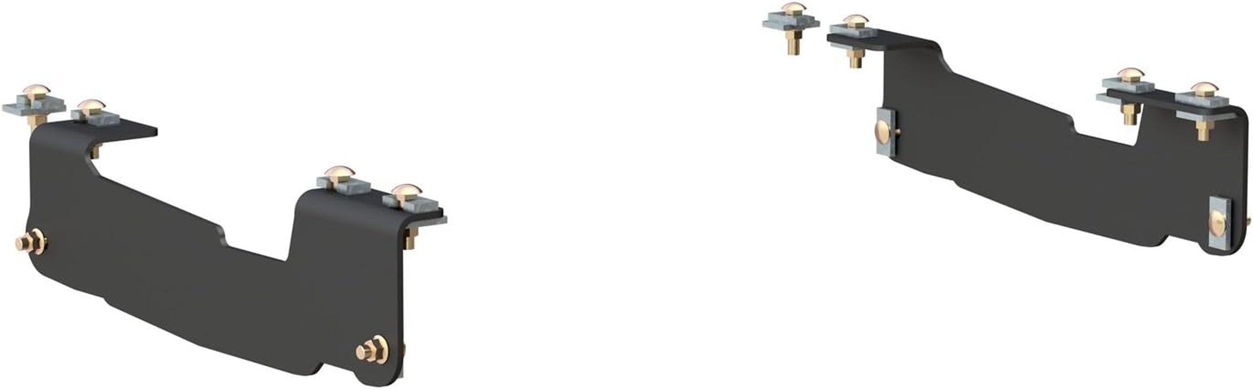 5Th Wheel Installation Brackets,  Ford F-150, except 5.5-Foot Bed, CARBIDE BLACK POWDER COAT 16441