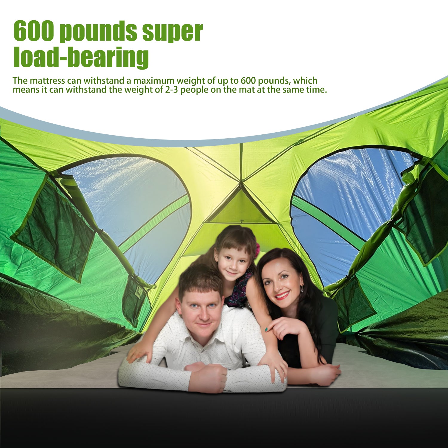 Truck Bed Air Mattress Inflatable Air Mattress for 6.0-6.5Ft Short Truck Pickup Air Mattress for Camping Outdoor Bed Mattress for Travel Quick Inflation Mattress with Carry Bag