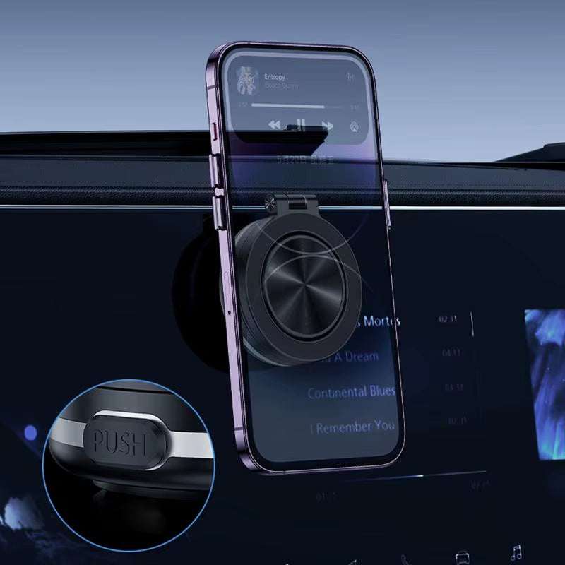 Magnetic Phone Mount - Vacuum Double-Sided - 360 Rotation 