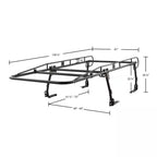 Universal 800 Lbs. Capacity Over-Cab Steel Truck Rack