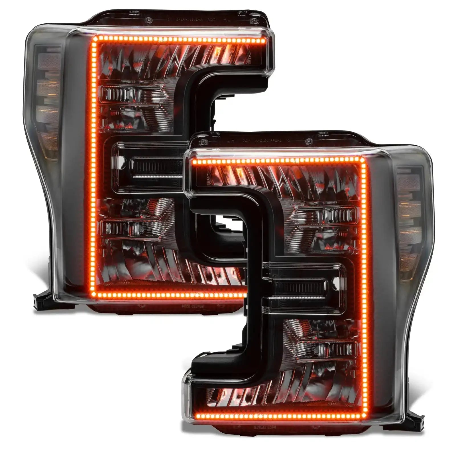 2017-2019 Ford F-250/F-350 Super Duty ORACLE Dynamic ColorSHIFT Pre-Assembled Headlights - Black Edition