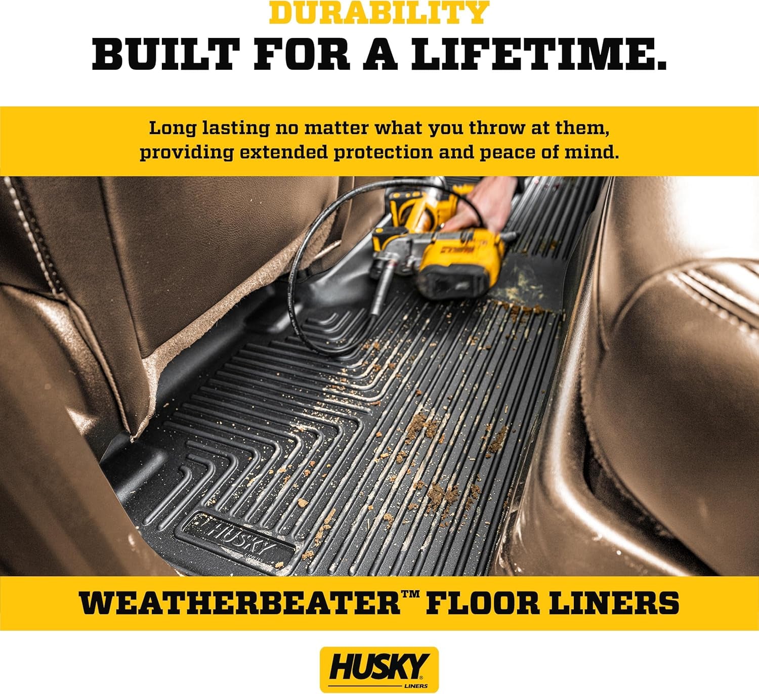 Weatherbeater Floor Mats | Fits 2009-2014 Ford F-150 All Cabs W/Out Manual Shift