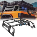 Truck Bed Rack --Tacoma 2005-2023 -- Gladiator JT 2020-2025 16.7 Inch High Overland Cargo Carrier with LED Light 1000 LBS 