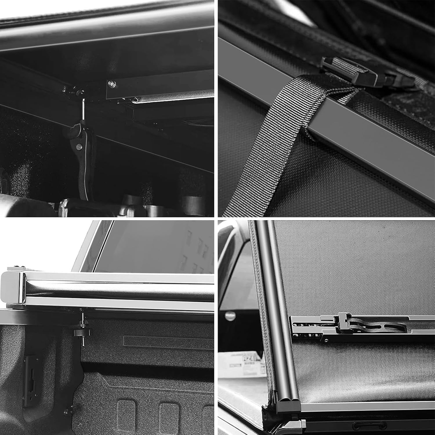 Vinyl Soft Tri-Fold Truck Bed Tonneau Cover for 2015-2025 Ford F-150 5.5Ft 67.1In Bed
