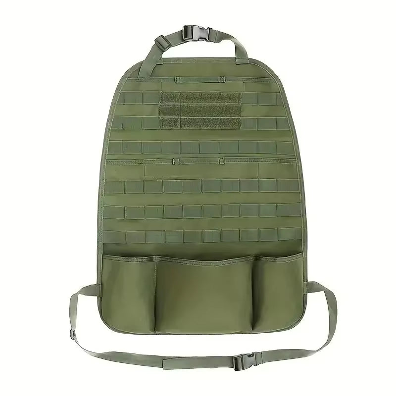Molle Seat Back Organizer Panel - Storage Pouch - Universal Hunting/Travel Accessories 