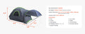 Waterproof Pickup Truck Tent for Camping - PU2000, Accommodates 2-3 Persons, Truck Bed Camper Shell with Expandable Awning