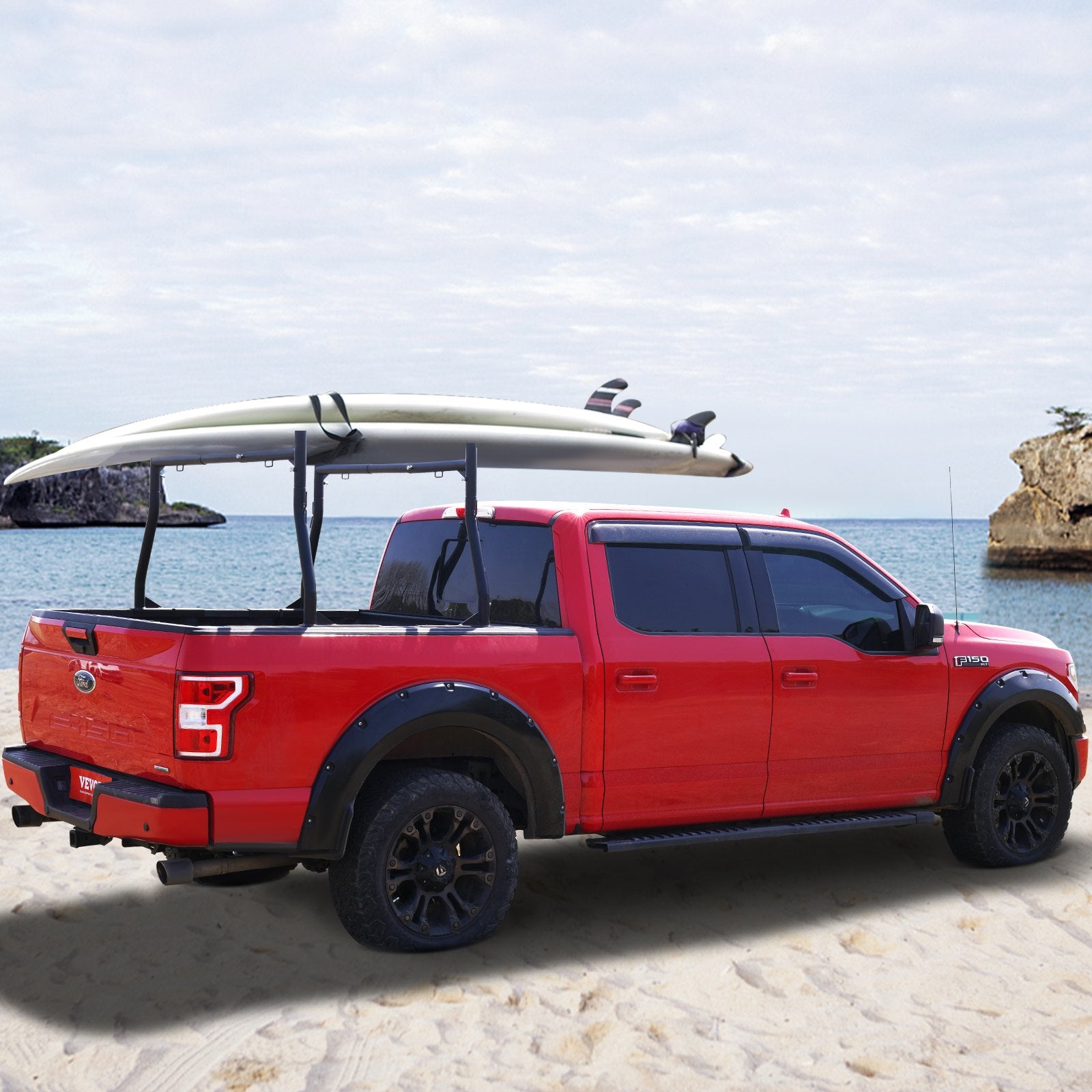 VEVOR Truck Rack, 46-71 Inch Extendable Truck Ladder Rack