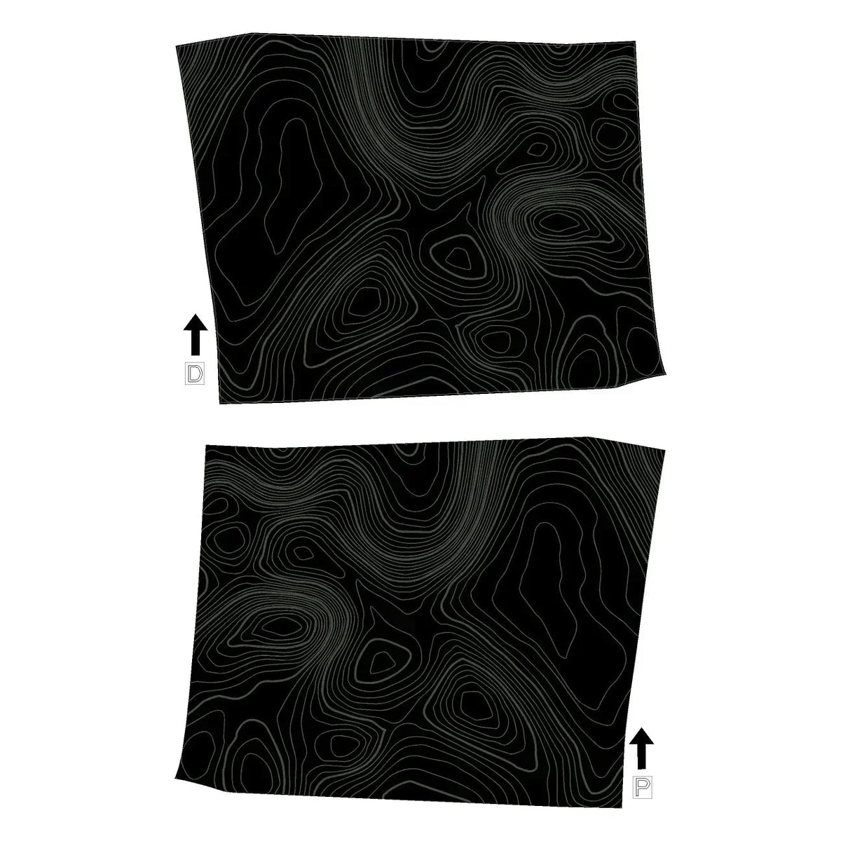 Topographic REAR Door Armrest Panel Protection - 2025+ 4Runner