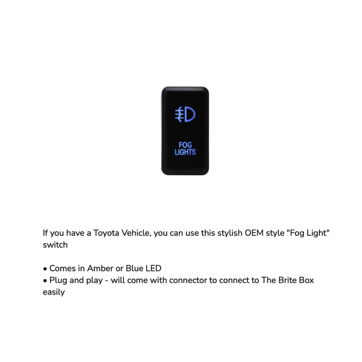 The Brite Box High Beam Fog Light Mod for 2021-2024 4Runner