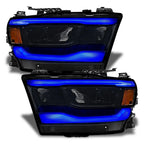 ORACLE Lighting 2019-2024 Dodge RAM 1500 ColorSHIFT RGB+W Headlight DRL Upgrade Kit - Reflector LED Headlights
