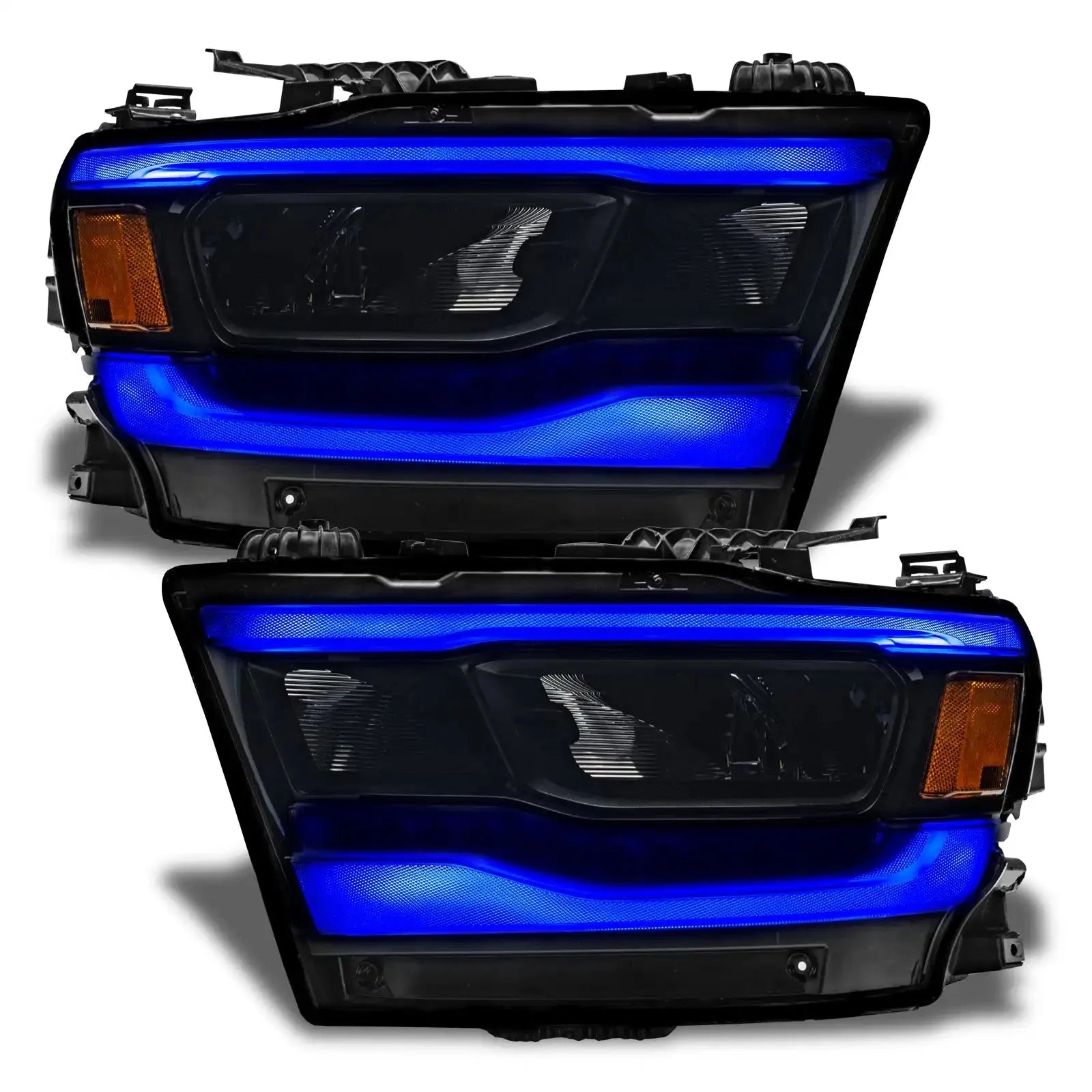 ORACLE Lighting 2019-2024 Dodge RAM 1500 ColorSHIFT RGB+W Headlight DRL Upgrade Kit - Reflector LED Headlights