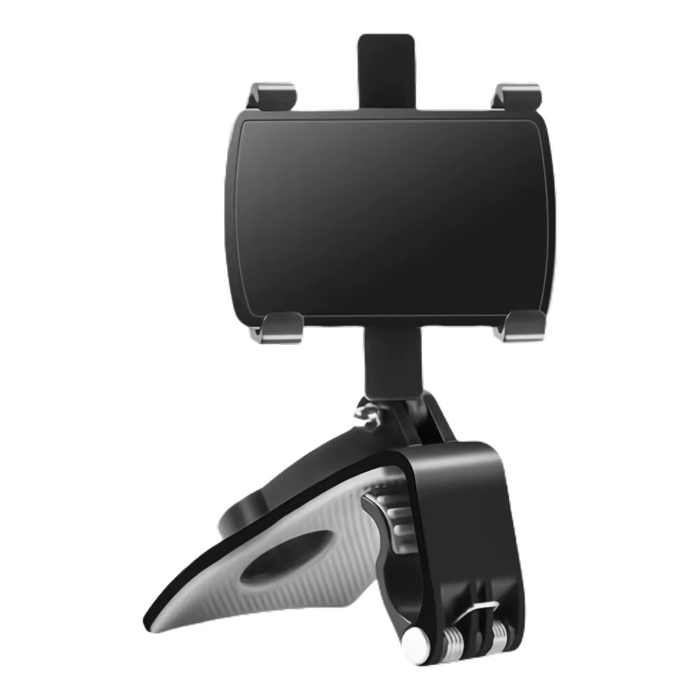 Car Phone Holder 360 Degree Rotating Multi-Function Instrument Cluster Phone Holder Foldable Rearview Mirror Navigation Bracket