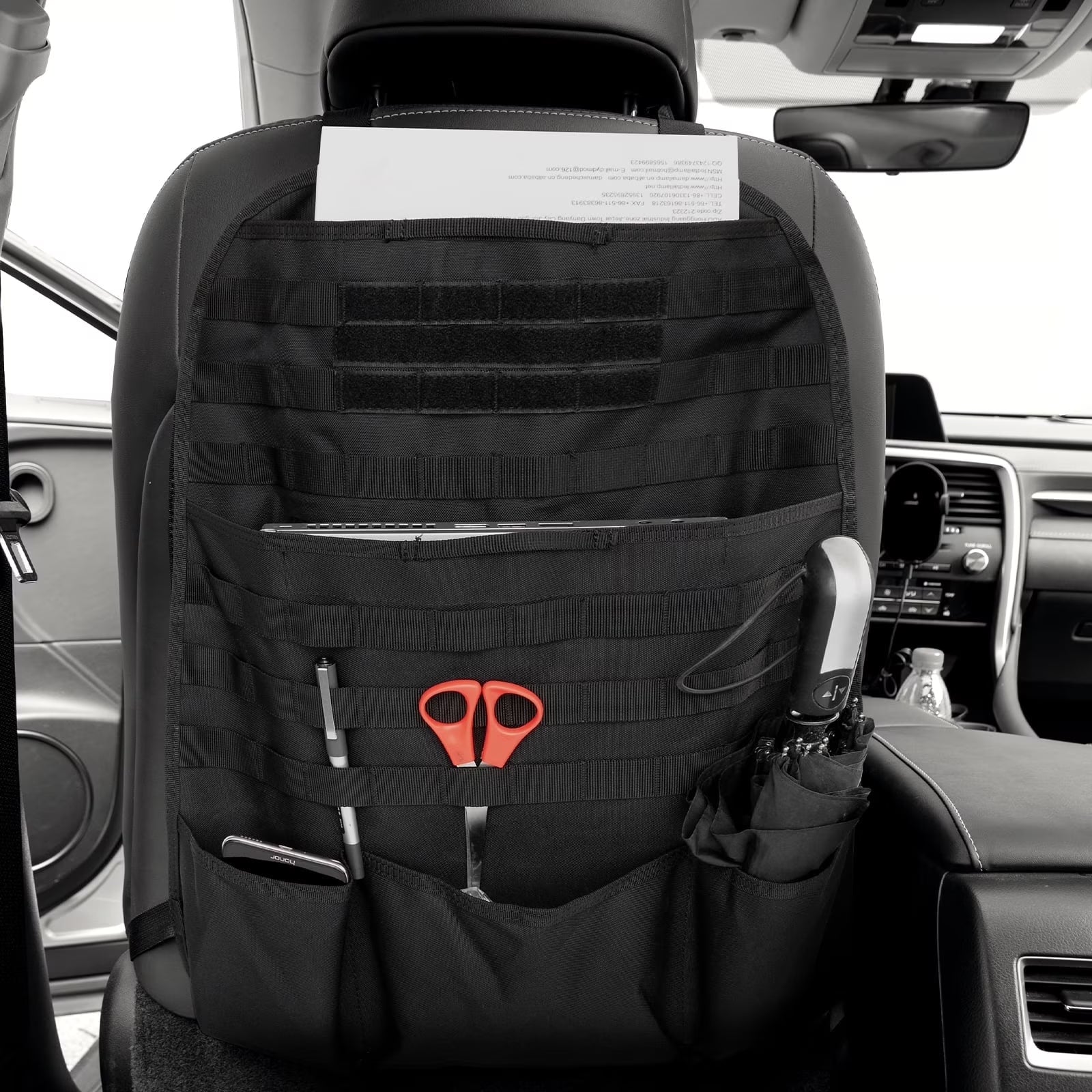Tactical Tetris for Your Backseat: The MOLLE Masterpiece That Turns Chaos into Car-organization!