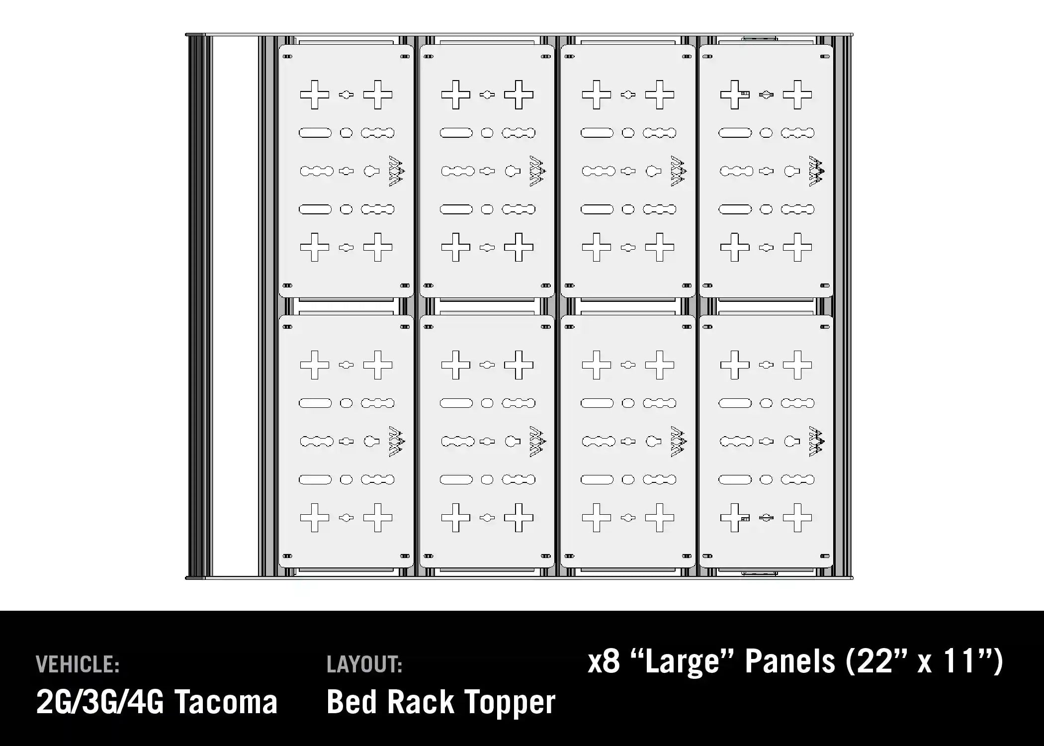 DRIFTR Roof Rack Deck Accessory Panels